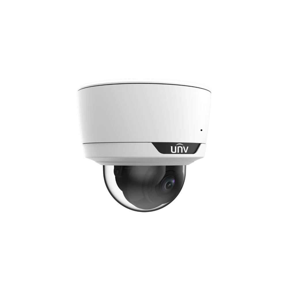 Cámara Domo IP PoE 4MP Audio LightHunter VF IK10 IP67 inteligente IPC3734SE-ADZK-I0 Uniview